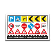 Replacement Sticker for Set 6427 - Road Signs