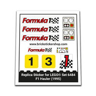Replacement Sticker for Set 6484 - F1 Hauler