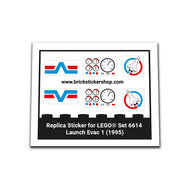 Replacement Sticker for Set 6614 - Launch Evac 1