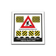 Replacement Sticker for Set 6647 - Highway Repair