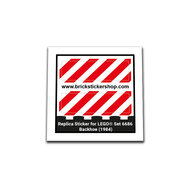 Replacement Sticker for Set 6686 - Backhoe