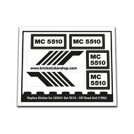 Replacement Sticker for Set 5510 - Off-Road 4x4