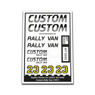 Replacement Sticker for Set 5550 - Custom Rally Van