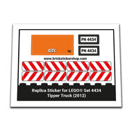 Replacement Sticker for Set 4434 - Tipper Truck