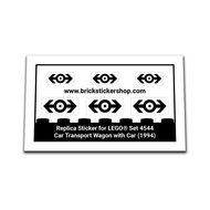 Replica Sticker voor Set 4544 - Car Transport with Car