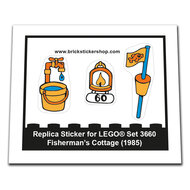 Replacement Sticker for Set 3660 - Fisherman&#039;s Cottage