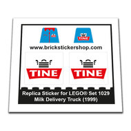 Replacement Sticker for Set 1029 - Milk Delivery Truck - Tine