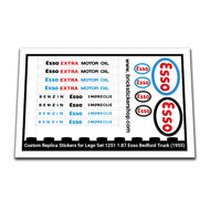 Replacement Sticker for Set 1251 - 1:87 Esso Bedford Truck