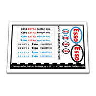 Replacement Sticker for Set 1252 - 1:87 Esso Bedford Trailer