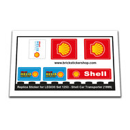 Replacement Sticker for Set 1253 - Shell Car Transporter