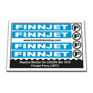 Replacement Sticker for Set 1575 - Finnjet Ferry