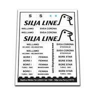 Replacement Sticker for Set 1580 - Silja Line Ferry