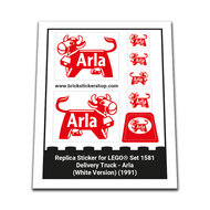 Replacement Sticker for Set 1581 - Delivery Truck - Arla