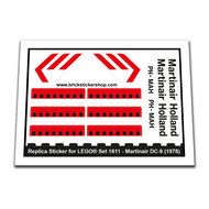 Replacement Sticker for Set 1611 - Martinair DC-9