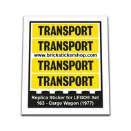 Replacement Sticker for Set 163 - Cargo Wagon