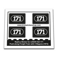 Replacement Sticker for Set 171 - Push-along Freight Train with 3 Wagons