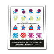 Replacement Sticker for Set 261-4 - Complete Kitchen Set