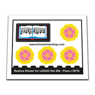 Replacement Sticker for Set 293 - Piano