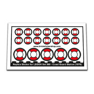 Replacement Sticker for Set 369 - Coast Guard Station