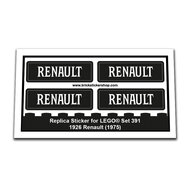 Replacement Sticker for Set 391 - 1926 Renault