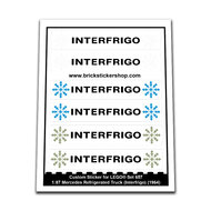 Replacement Sticker for Set 657 - 1:87 Mercedes Refrigerated Truck (Interfrigo)