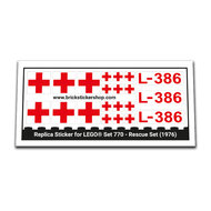 Replacement Sticker for Set 770 - Rescue Set