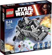Replica Sticker voor Set 75100 - First Order Snowspeeder