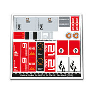 Replacement Sticker for Set 70615 - Fire Mech