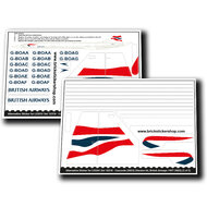 Alternative Sticker for Set 10318 - Concorde (Version 04, British Airways - 1997-2003)