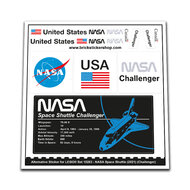 Replacement Sticker for Set 10283 - NASA Space Shuttle Challenger