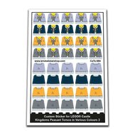 Custom Sticker - Kingdoms Peasant Child Torsos Various Colours 2