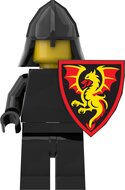 Custom Sticker - Black Knights Triangular Shields by Brickstars