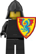 Custom Sticker - Black Knights Triangular Shields by Brickstars