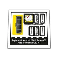 Replacement Sticker for Set 60060 - Auto Transporter