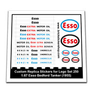 Replacement Sticker for Set 250 - 1:87 Esso Bedford Tanker