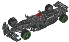 Alternative Sticker for Set 42171 - Mercedes-AMG F1 W14 E Performance - Version 06 (Intermediate Tyres)