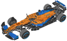 Alternative Sticker for Set 42141 - McLaren Formula 1 Team 2022 Race Car - Version 12