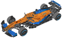 Alternatieve Sticker for Set 42141 - McLaren Formula 1 Team 2022 Race Car - Version 13