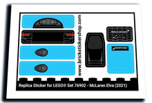 Replacement Sticker for Set 76902 - McLaren Elva