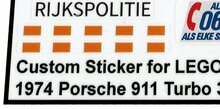 Custom Sticker - 1974 Porsche 911 Turbo 3.0 (Rijkspolitie) door Brickstickershop