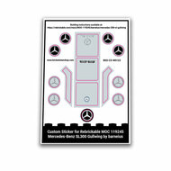 Custom Sticker - Mercedes-Benz SL300 door Barneius