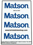Custom Sticker - Container MATSON