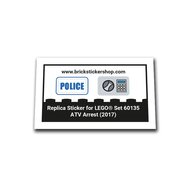 Replica Sticker voor Set 60135 - ATV Arrest