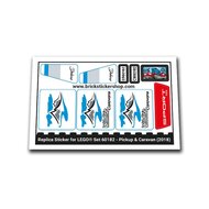 Replacement Sticker for Set 60182 - Pickup &amp; Caravan