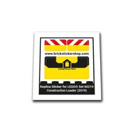 Replacement Sticker for Set 60219 - Construction Loader