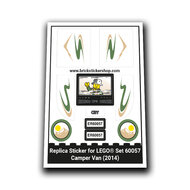 Replacement Sticker for Set 60057 - Camper Van