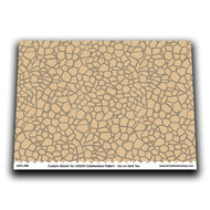 A5 sheet with Cobblestone Pattern Tan on Dark Tan