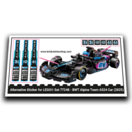 Alternatieve Sticker voor Set 77248 - BWT Alpine Team A524 Car
