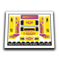 Replacement Sticker for Set 8666 - Tuner X