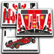 Alternative Sticker for Set 42207 - Ferrari SF-24 Car (Version 04, SF-25 livery)